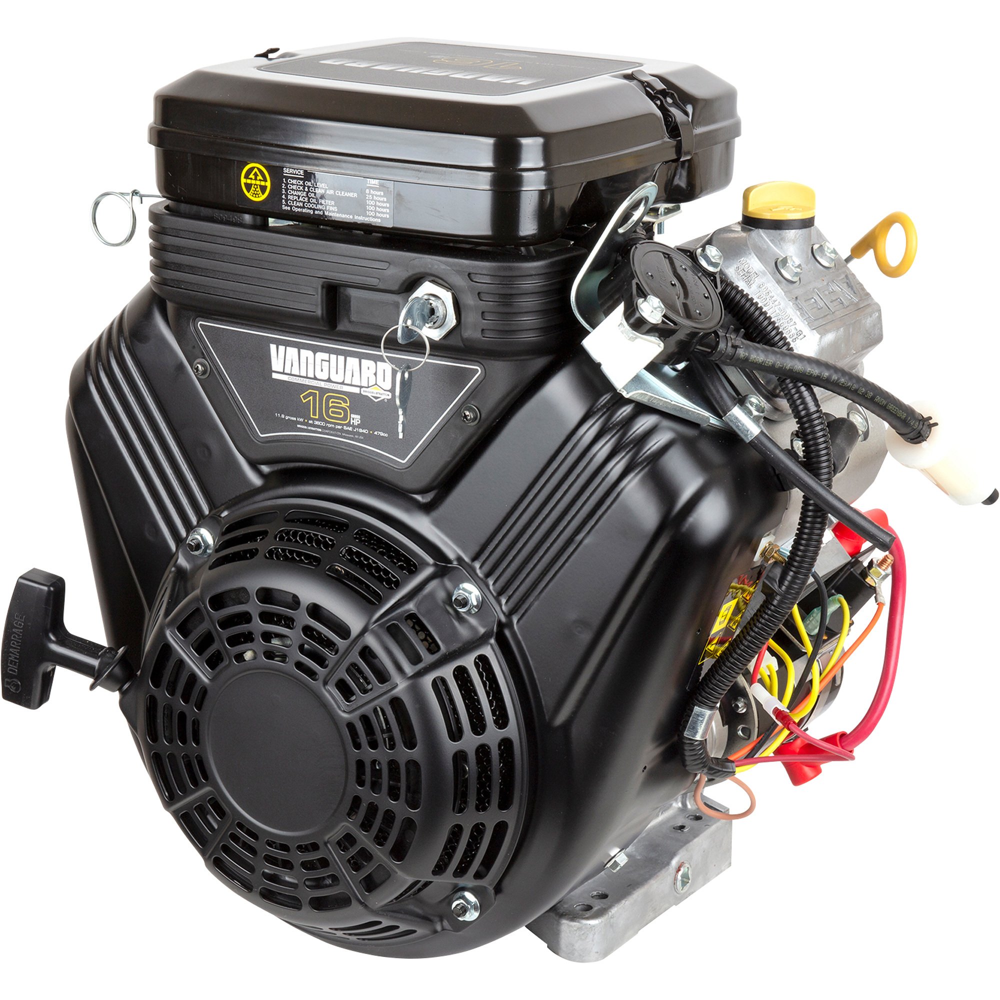 Briggs & Stratton Vanguard Horizontal V-Twin Small Block Engine — 479cc, 1in. x 3 21/32in. Shaft, Model# 305447-0037-G1